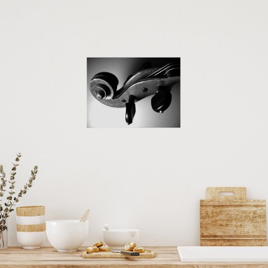 Violin Scroll Poster (Keuken)