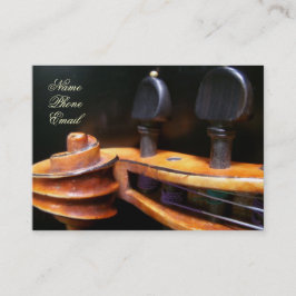 Violin Scroll Profile Card van Leslie Harlow Visitekaartje