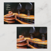 Violin Scroll Profile Card van Leslie Harlow Visitekaartje (Voorkant / Achterkant)