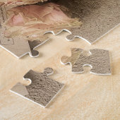 Violin, Sheet Music and Flowers Photo Puzzle Legpuzzel (Zijkant)