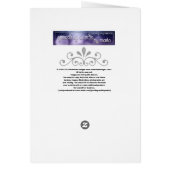 Violin & Sheet Music Wedding Kaart (Achterkant)