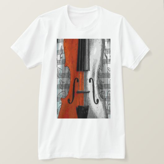 Violin Shirt (Design voorkant)