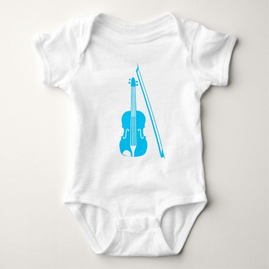 Violin - Sky Blue Romper (Voorkant)
