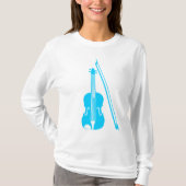 Violin - Sky Blue T-shirt (Voorkant)