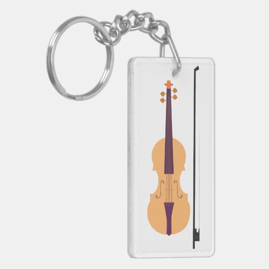 Violin Sleutelhanger (Voorkant Links)
