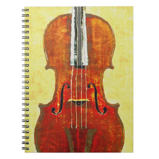 VIOLIN Spiral notebook Notitieboek (Voorkant)