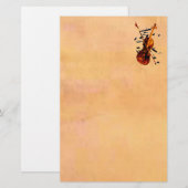 Violin Stationery Briefpapier (Voorkant / Achterkant)