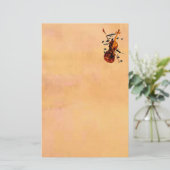 Violin Stationery Briefpapier (Staand voorkant)