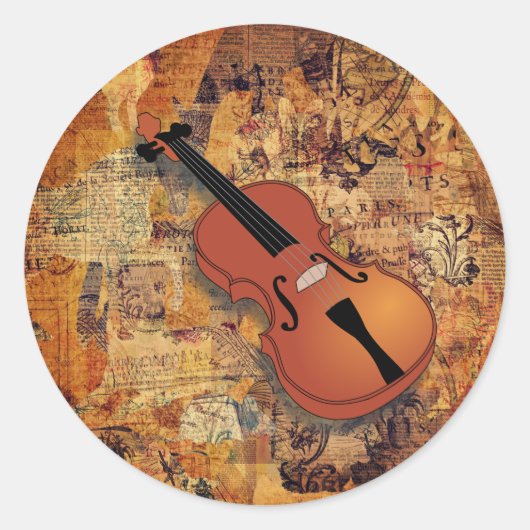  Violin Stickers (Voorkant)