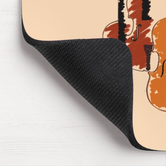 Violin String Instrument-strijkkwartet Muismat (Hoek)