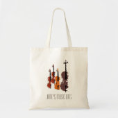 Violin string Music lesson student Tote Bag (Voorkant)