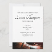 Violin Strings Music Concert Overweging Kaart (Achterkant)