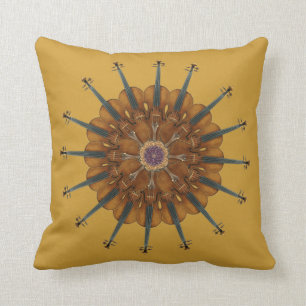 Violin Sunflower Kussen