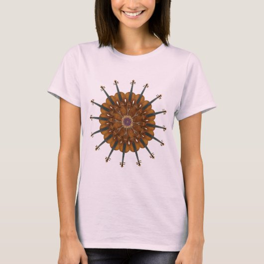 Violin Sunflower T-shirt (Voorkant)