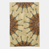 Violin Sunflower Theedoek (Verticaal)