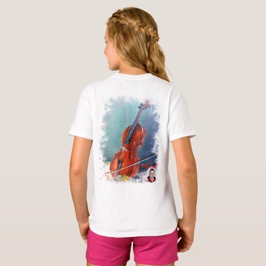 Violín T-shirt (Achterkant volledig)