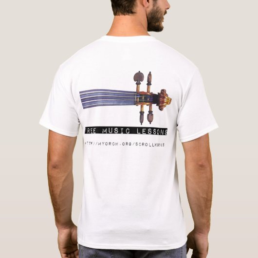 Violin T-shirt (Achterkant)
