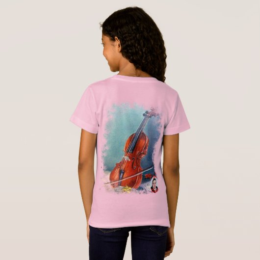 Violín T-shirt (Achterkant volledig)