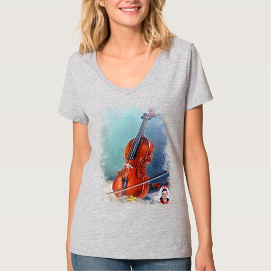 Violín T-shirt (Voorkant)