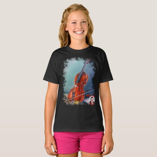 Violín T-shirt (Voorkant volledig)