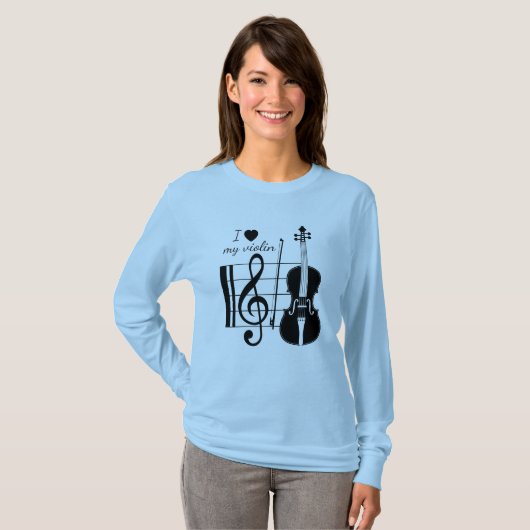 Violin T-Shirt (Voorkant volledig)