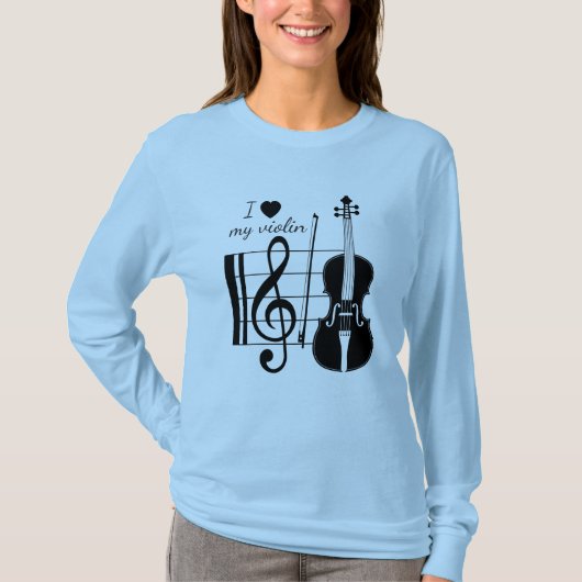 Violin T-Shirt (Voorkant)