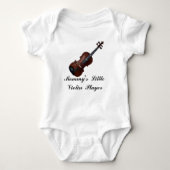 VIOLIN-T-SHIRT ROMPER (Voorkant)