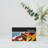 Violin Teacher Player Studio Musicus Visitekaartje (Staand voorkant)