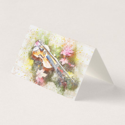 Violin Teacher Visitekaartje (Voorkant)