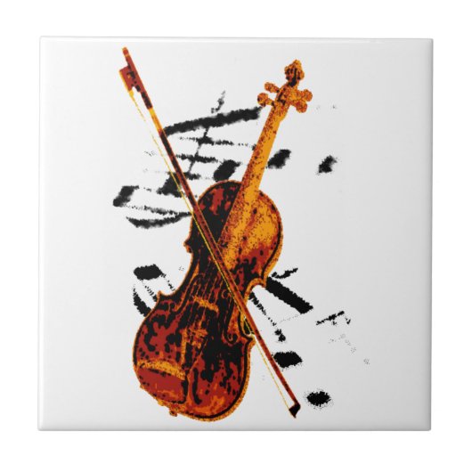 Violin Tegel Tegeltje (Voorkant)