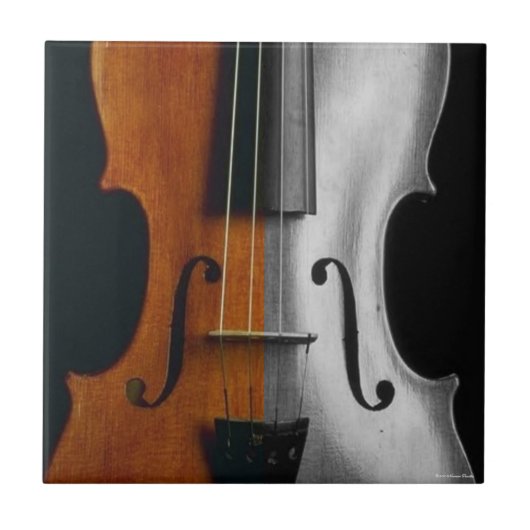 Violin Tegel Tegeltje (Voorkant)