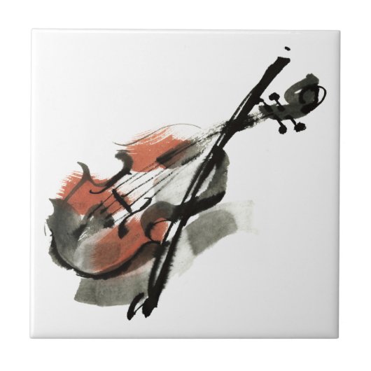 Violin Tegeltje (Voorkant)