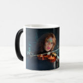 Violin tegen brand magische mok (Voorkant links)