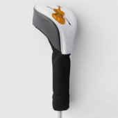 Violin tekening golfheadcover (Schuin)