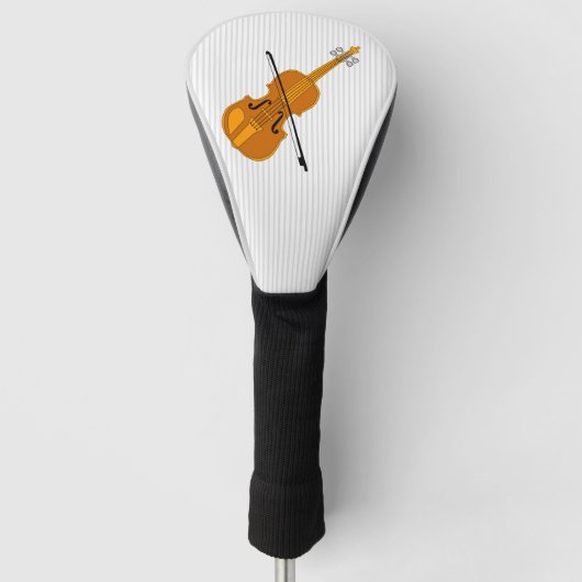 Violin tekening golfheadcover (Voorkant)