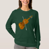 Violin tekening t-shirt (Voorkant)