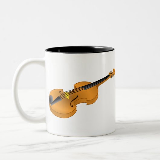Violin Tweekleurige Koffiemok (Links)