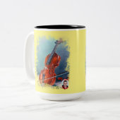 Violín Tweekleurige Koffiemok (Voorkant links)