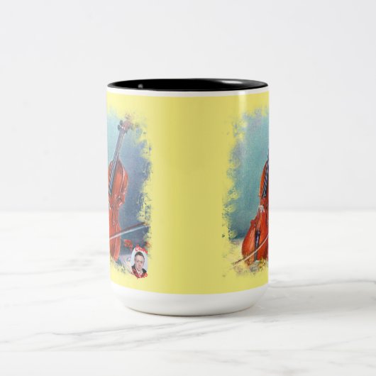 Violín Tweekleurige Koffiemok (Center)