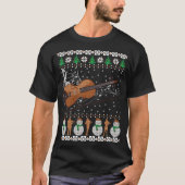 Violin Ugly KerstSweater Funny Band T-Shirt (Voorkant)