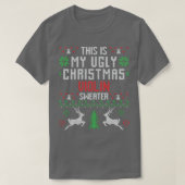 Violin Ugly KerstSweater T-shirt (Design voorkant)