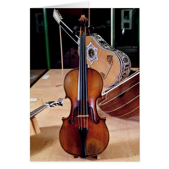 Violin, van Stradivari, Cremona, 1699 (foto); (Voorkant)