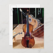 Violin, van Stradivari, Cremona, 1699 (foto); Briefkaart (Voorkant / Achterkant)