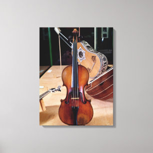 Violin, van Stradivari, Cremona, 1699 (foto); Canvas Afdruk