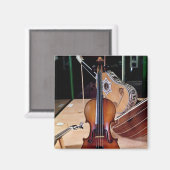 Violin, van Stradivari, Cremona, 1699 (foto); Magneet (Voorkant / Achterkant)