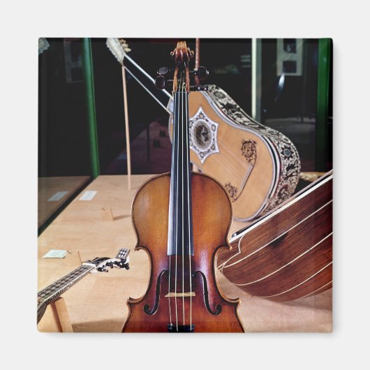 Violin, van Stradivari, Cremona, 1699 (foto); Magneet (Voorkant)