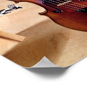 Violin, van Stradivari, Cremona, 1699 (foto); Poster (Hoek)