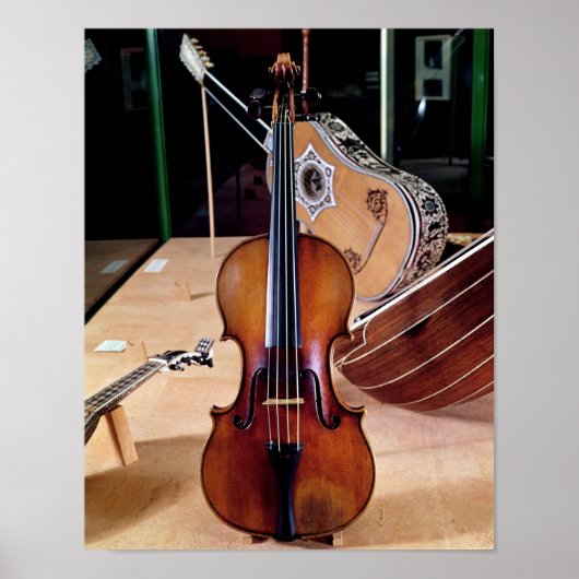 Violin, van Stradivari, Cremona, 1699 (foto); Poster (Voorkant)