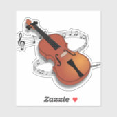 Violin, vast instrument, sticker (Vel)