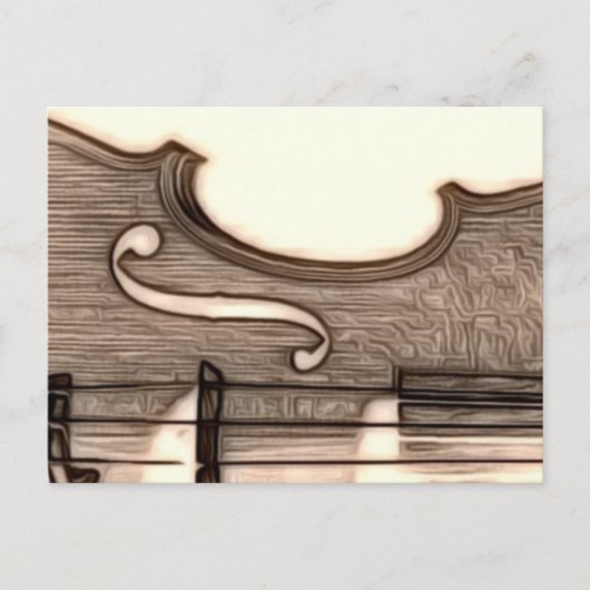 Violin, Viola, Cello? Briefkaart (Voorkant)